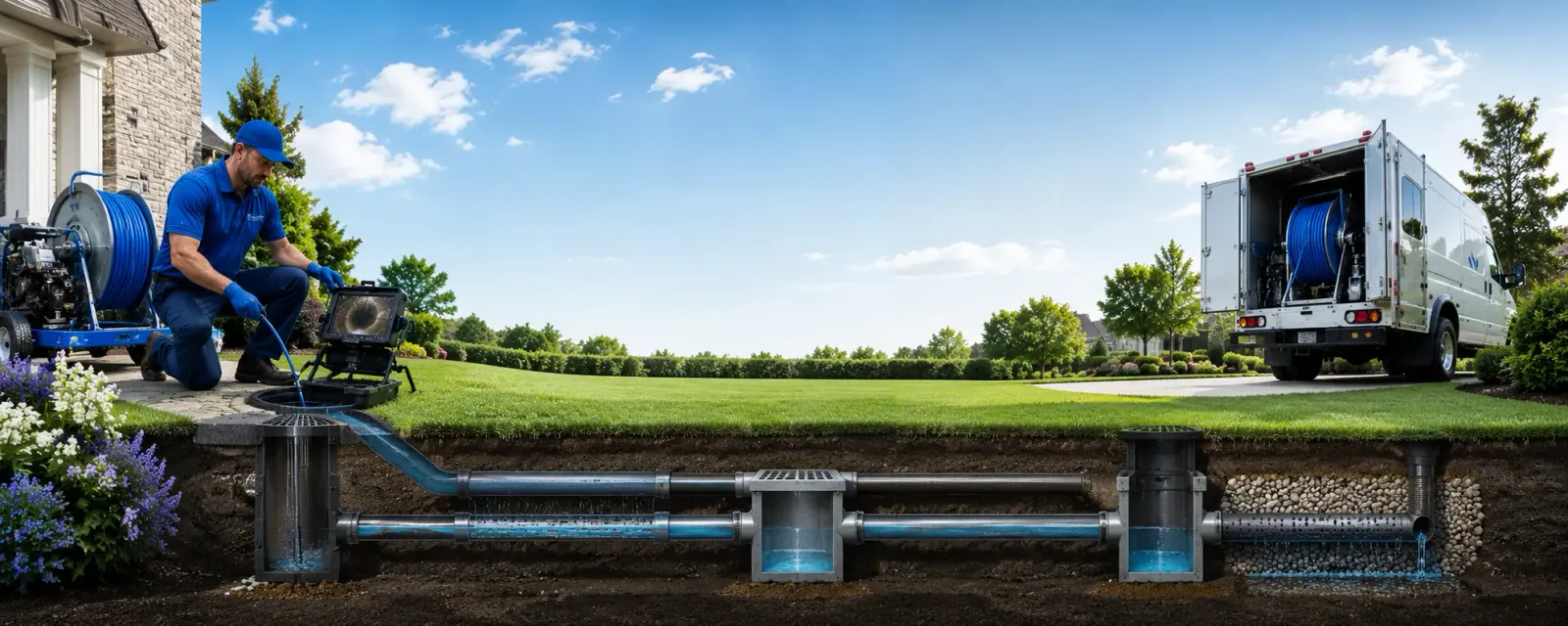 Outdoor drain cleaning information for Juniata, NE